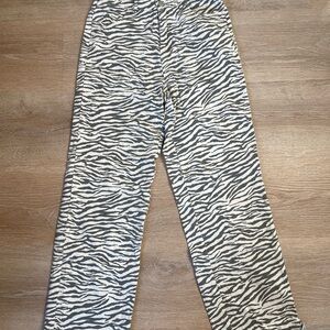 Zebra Print Pants